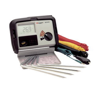 DET4 series four-terminal earth/ground resistance testers