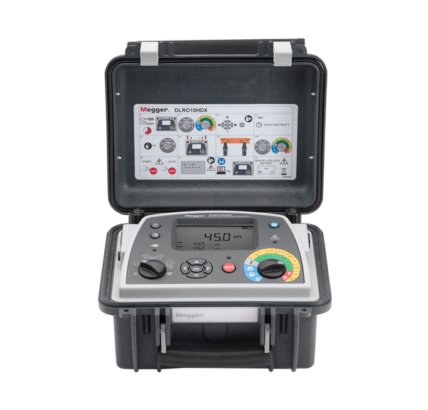 DLRO10HD and DLRO10HDX digital low resistance ohmmeters