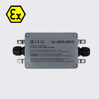 Armadex Ex UAP-AC-PRO access point, angled view