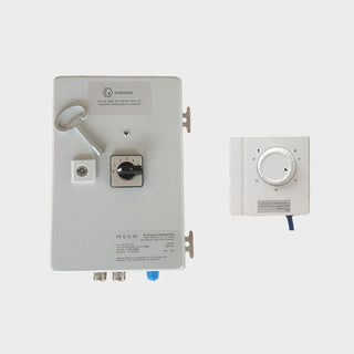 Armadex ATEX 5-step fan speed regulator in stainless steel enclosure