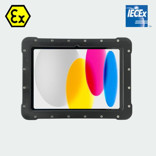 ATEX iPad A16 UniCase enclosure, side detail