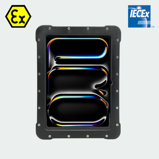 ATEX iPad Pro UniCase enclosure, angled view