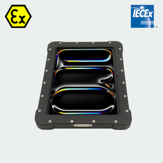 ATEX iPad Pro UniCase enclosure, rear view
